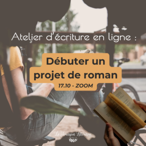 Atelier débuter un roman